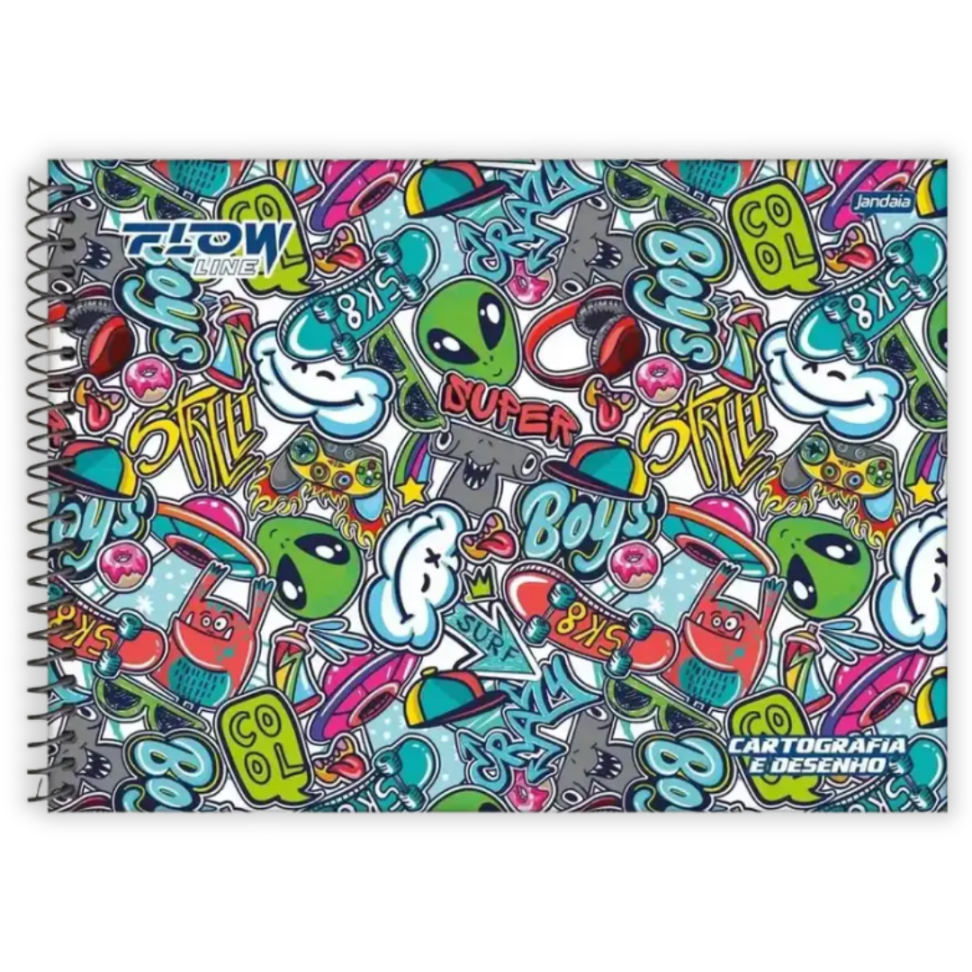Caderno de Cartografia e Desenho Flow Line Jandaia - #1