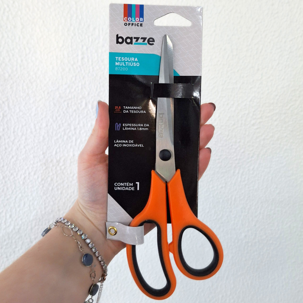 Tesoura Multiuso B7200 Colors Bazze - #7
