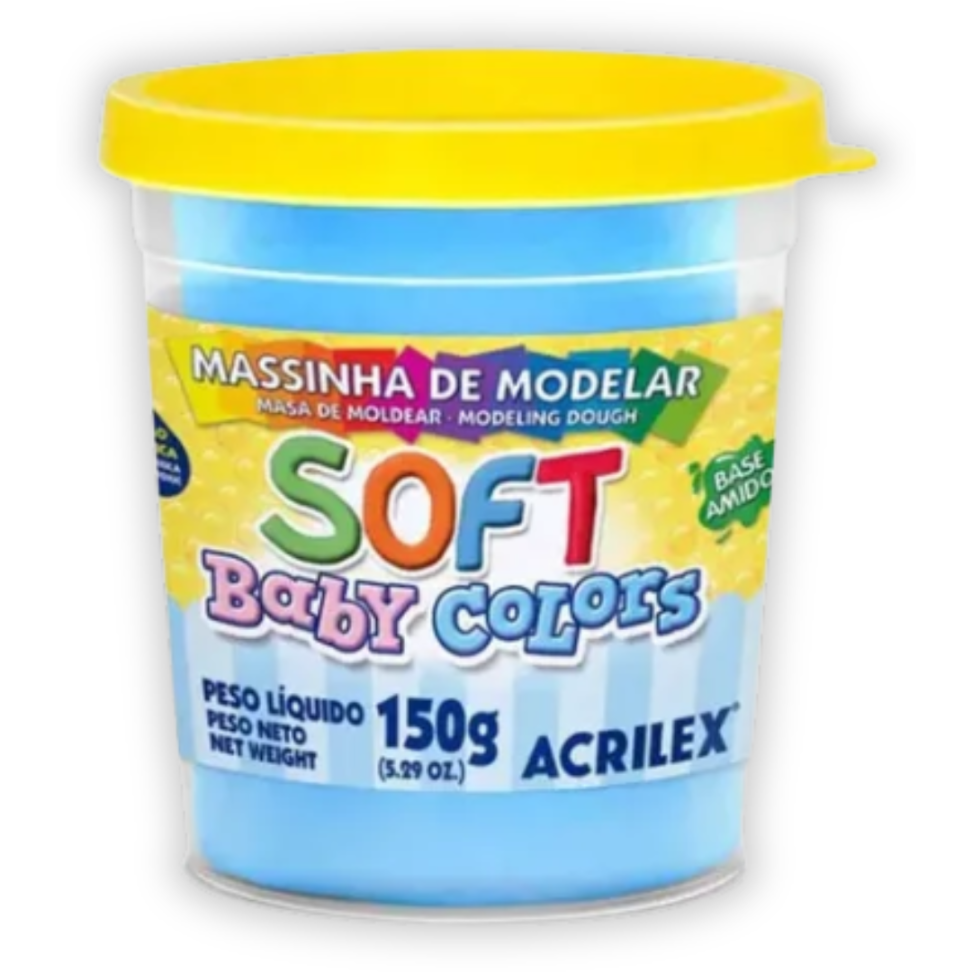 Massinha de Modelar Soft Baby Colors 150g Acrilex - #2