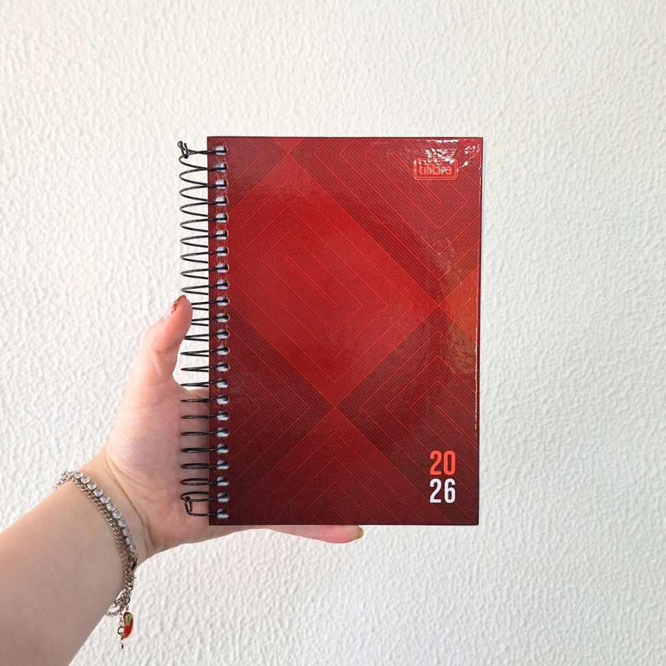 Agenda Executiva Espiral Diária Pequena Zip 2026 Tilibra - #9