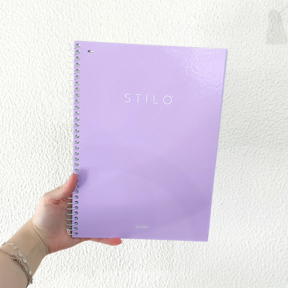 Caderno com Espiral Universitário Stilo 1 Matéria Jandaia - #9