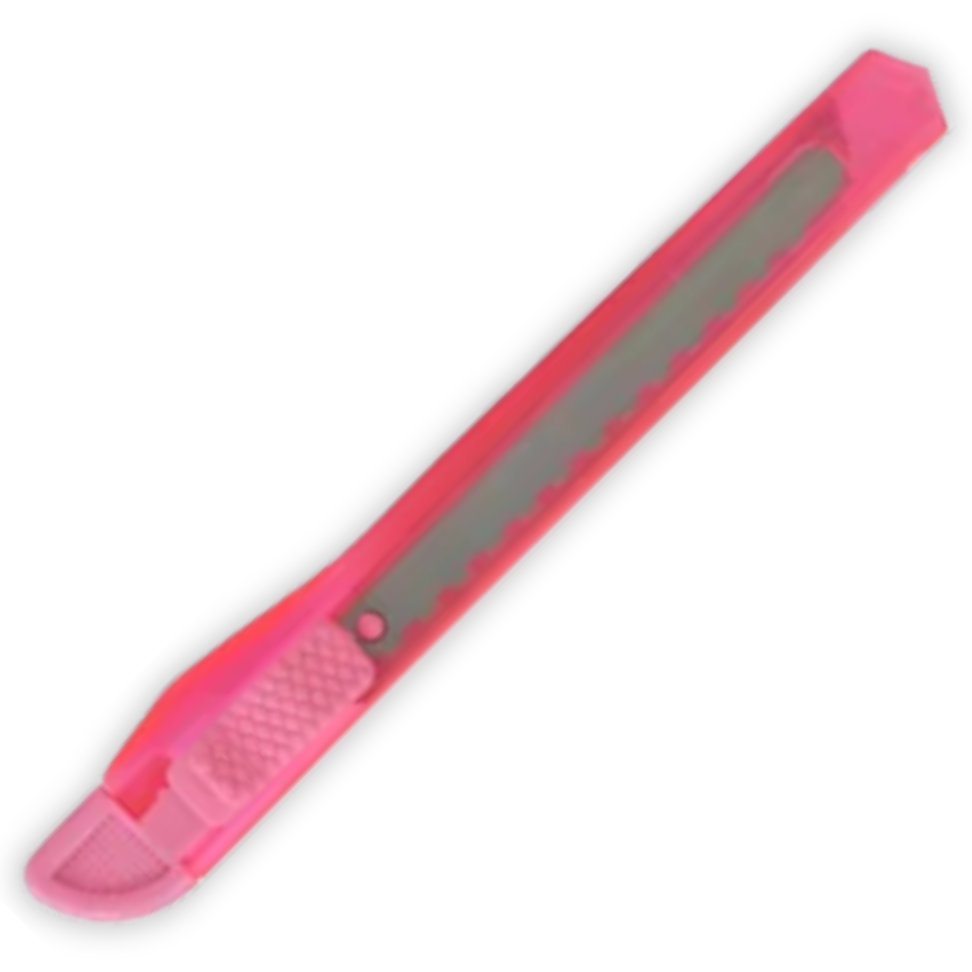 Estilete Estreito Plástico Neon TN - #5