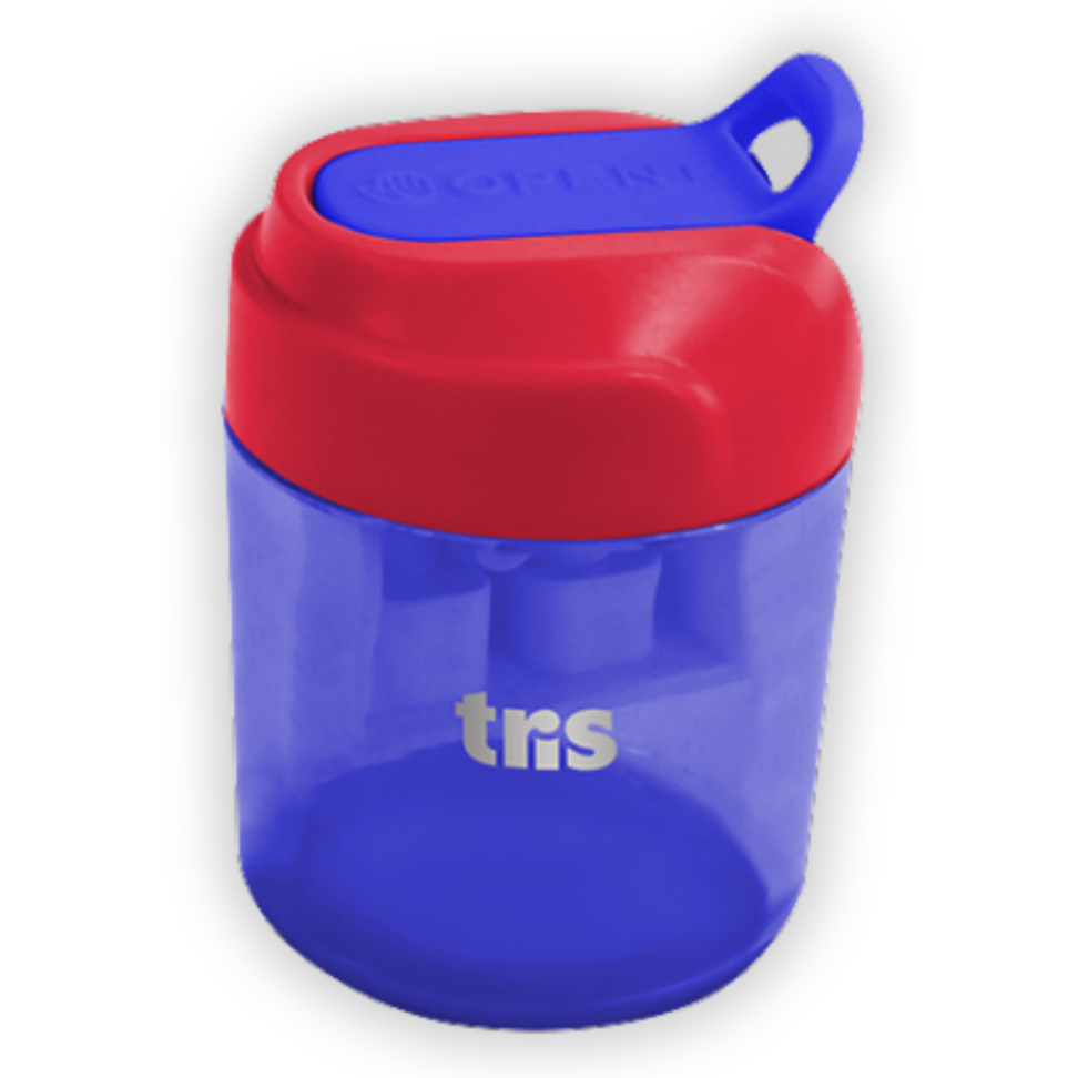 Apontador Duplo com Depósito Squeeze Tris - #2