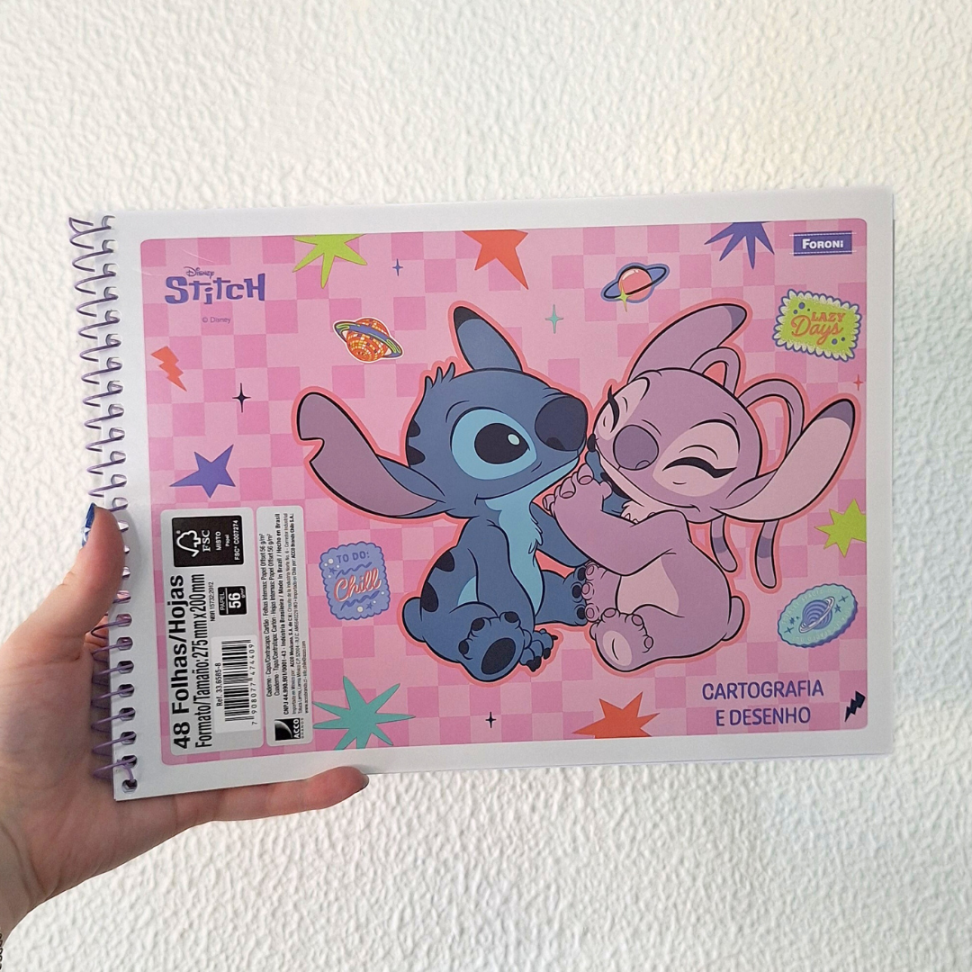 Caderno de Cartografia e Desenho Capa Flexível Stitch Foroni - #6