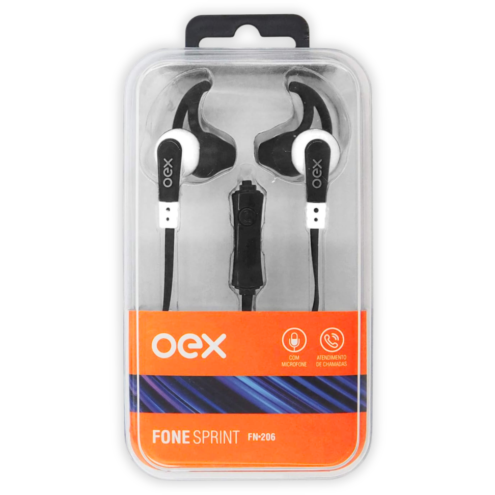 Fone de Ouvido Intra Auricular Sprint FN-206 OEX
