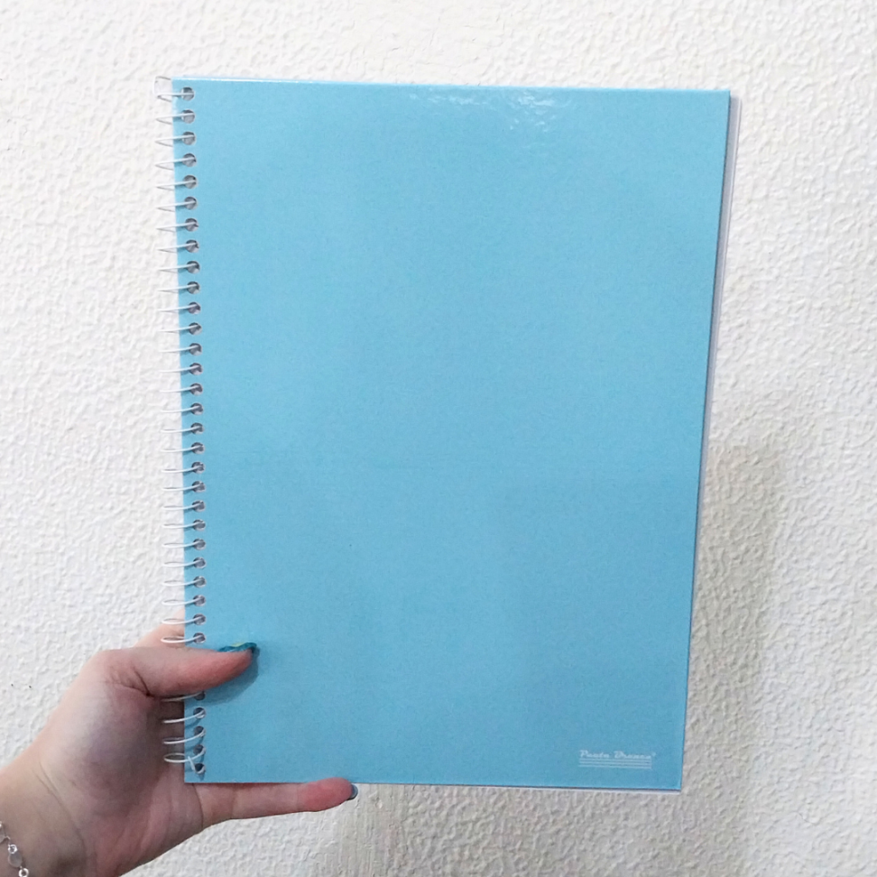 Caderno com Espiral Universitário Office Color 1 Matéria Pauta Branca - #6