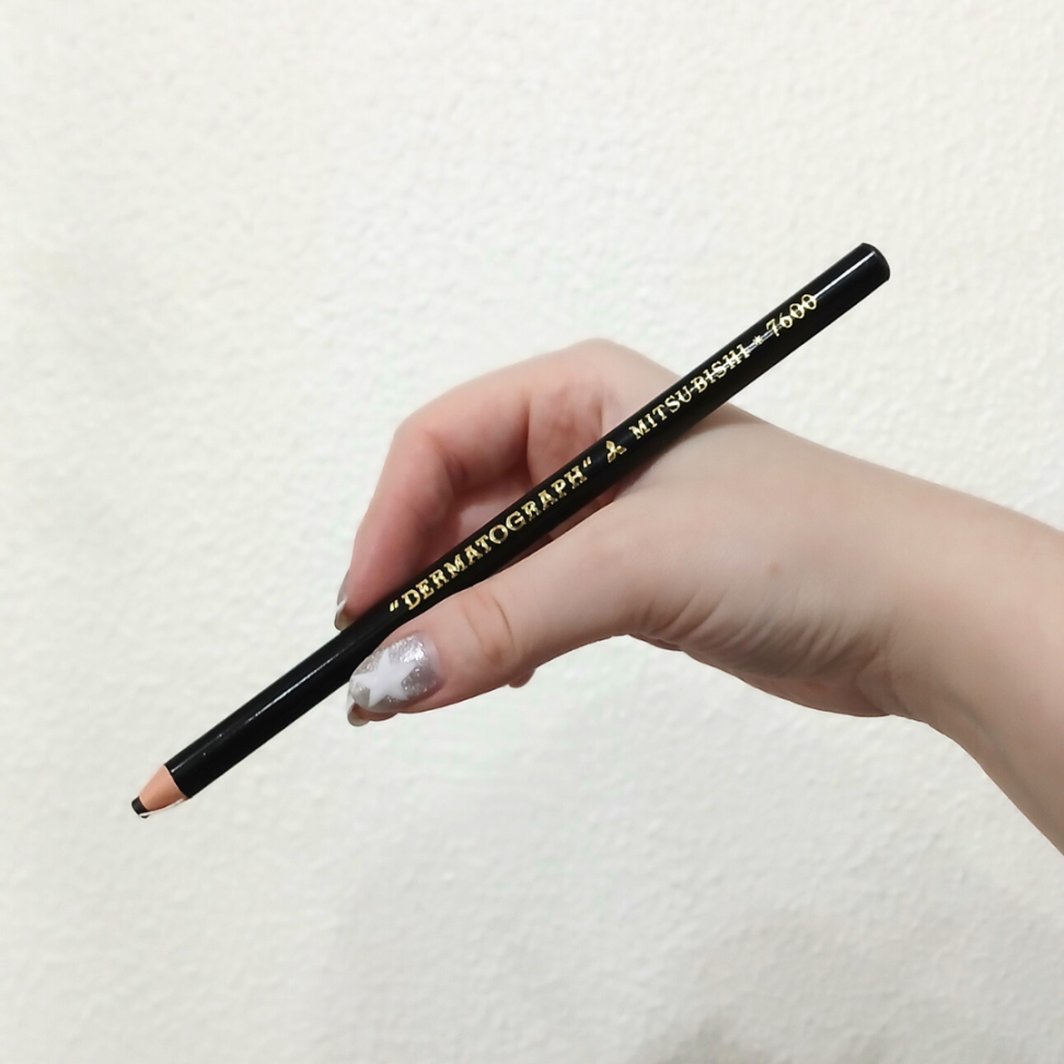 Lápis Dermatográfico 7600 Preto Mitsubishi - #3