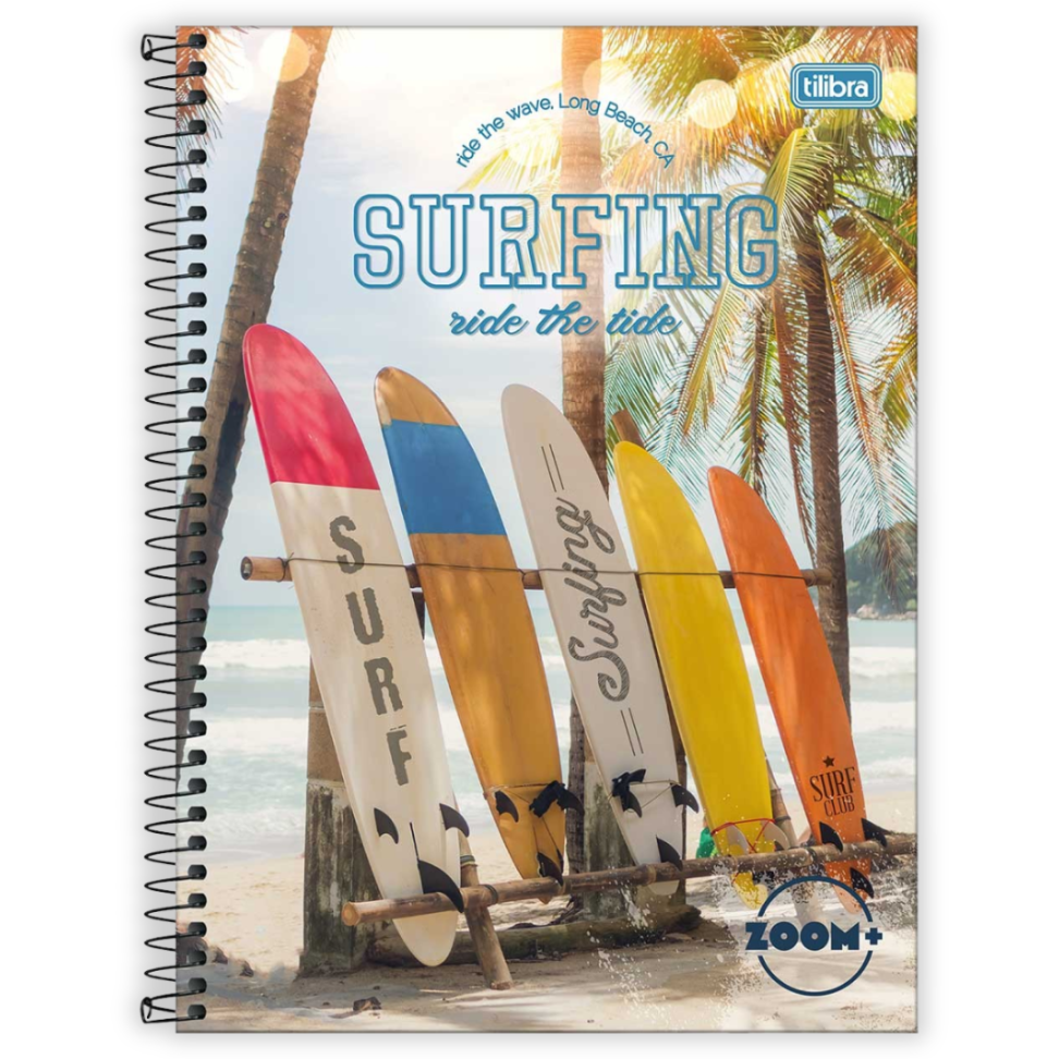 Caderno com Espiral Universitário 1 Matéria Zoom+ Masculino Tilibra - #1