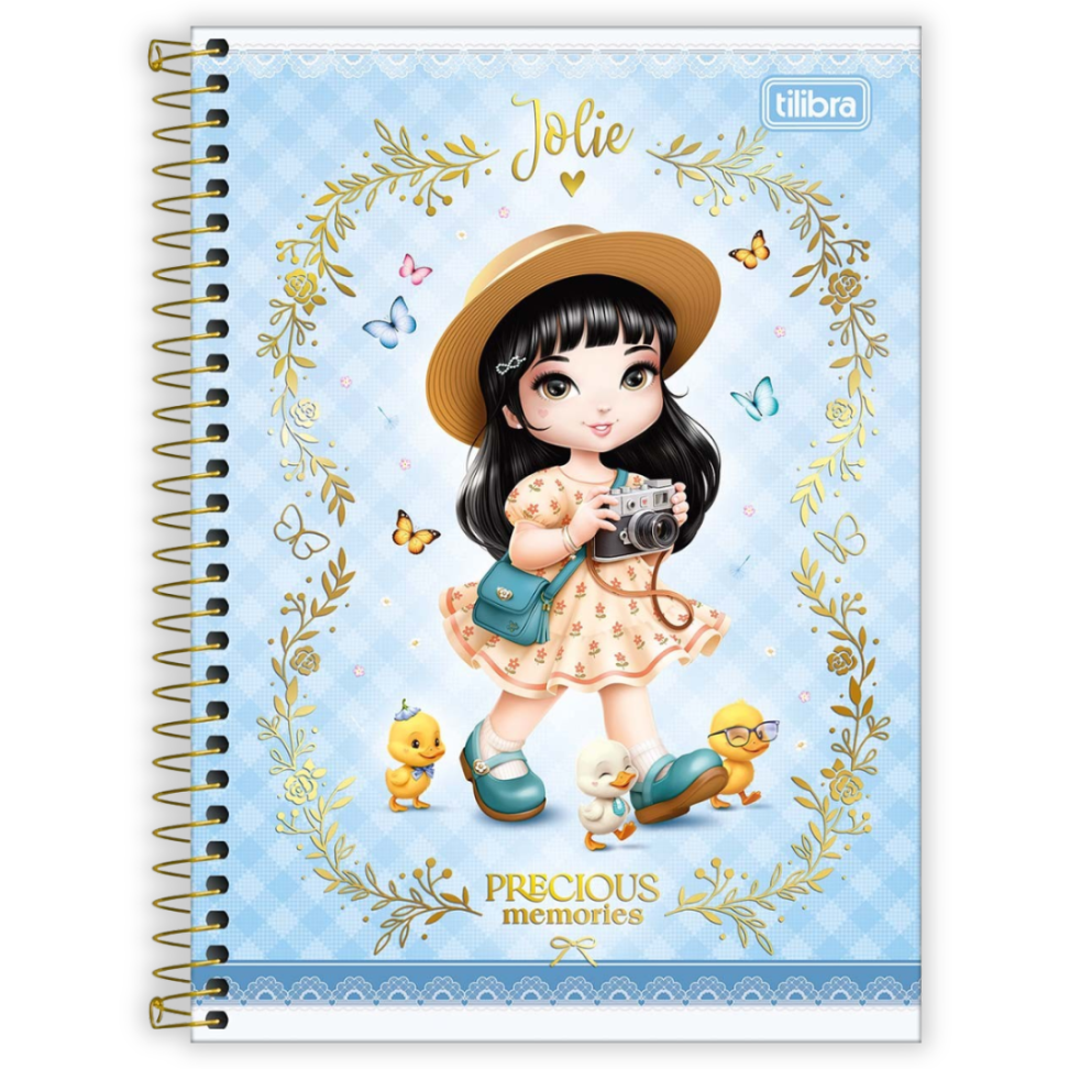 Caderno com Espiral Universitário 1 Matéria Jolie Tilibra - #1