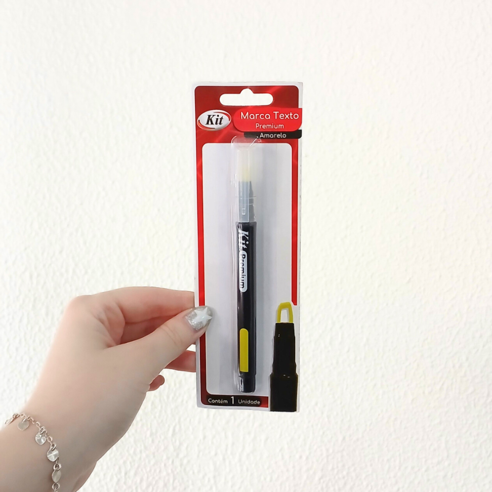 Marca Texto Premium Amarelo Kit - #3