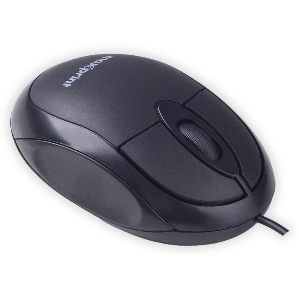 Mouse com Fio Essential MO1000 Maxprint