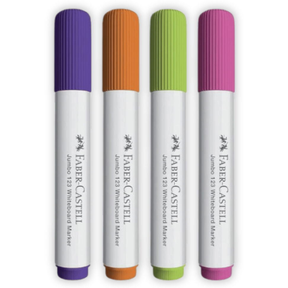 Marcador para Quadro Branco Jumbo 123 Faber-Castell