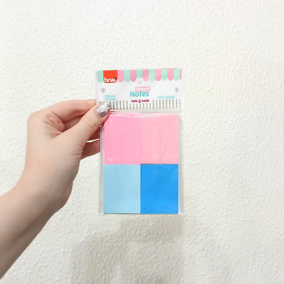 Blocos Smart Notes 38mm x 51mm 4 Cores Tutti Frutti BRW - #2