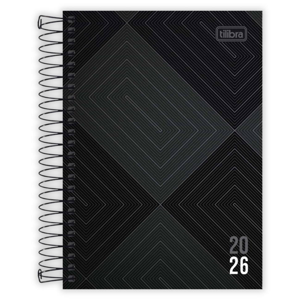 Agenda Executiva Espiral Diária Pequena Zip 2026 Tilibra - #5