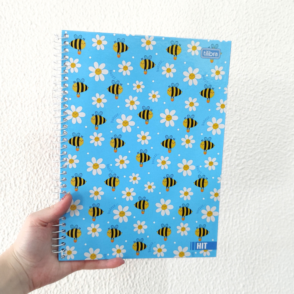 Caderno com Espiral Universitário 1 Matéria Hit Feminino Tilibra - #1