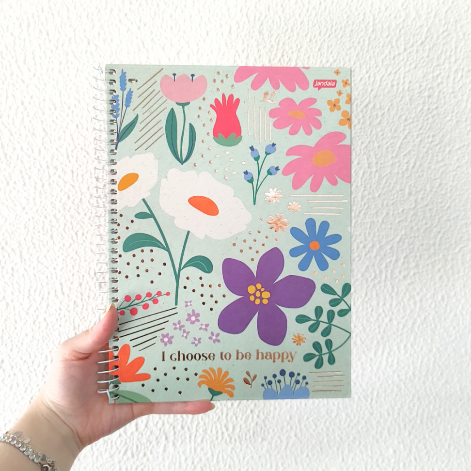 Caderno com Espiral Universitário Eco Línea 1 Matéria Jandaia - #1