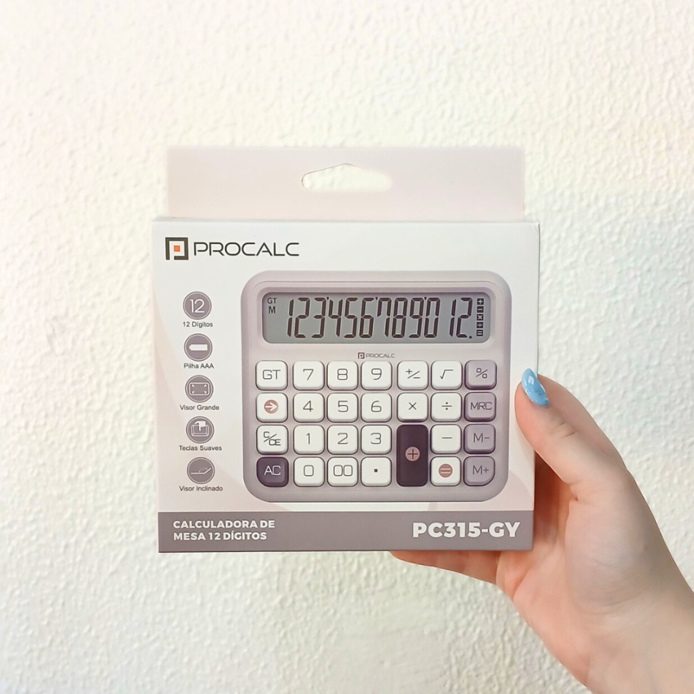 Calculadora de Mesa PC315-GY Procalc - #2