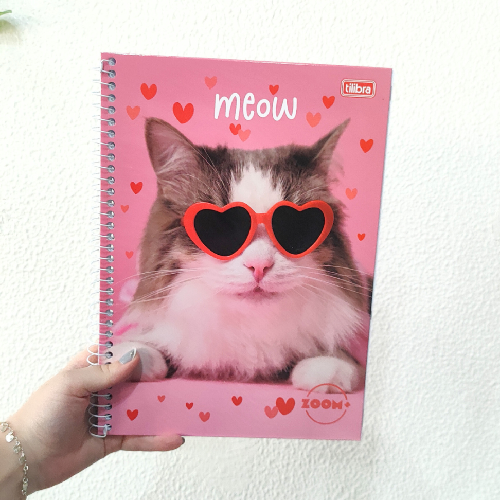 Caderno com Espiral Universitário 1 Matéria Zoom+ Feminino Tilibra - #1