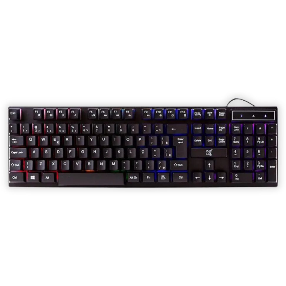 Teclado com Fio Rainbow Max Maxprint
