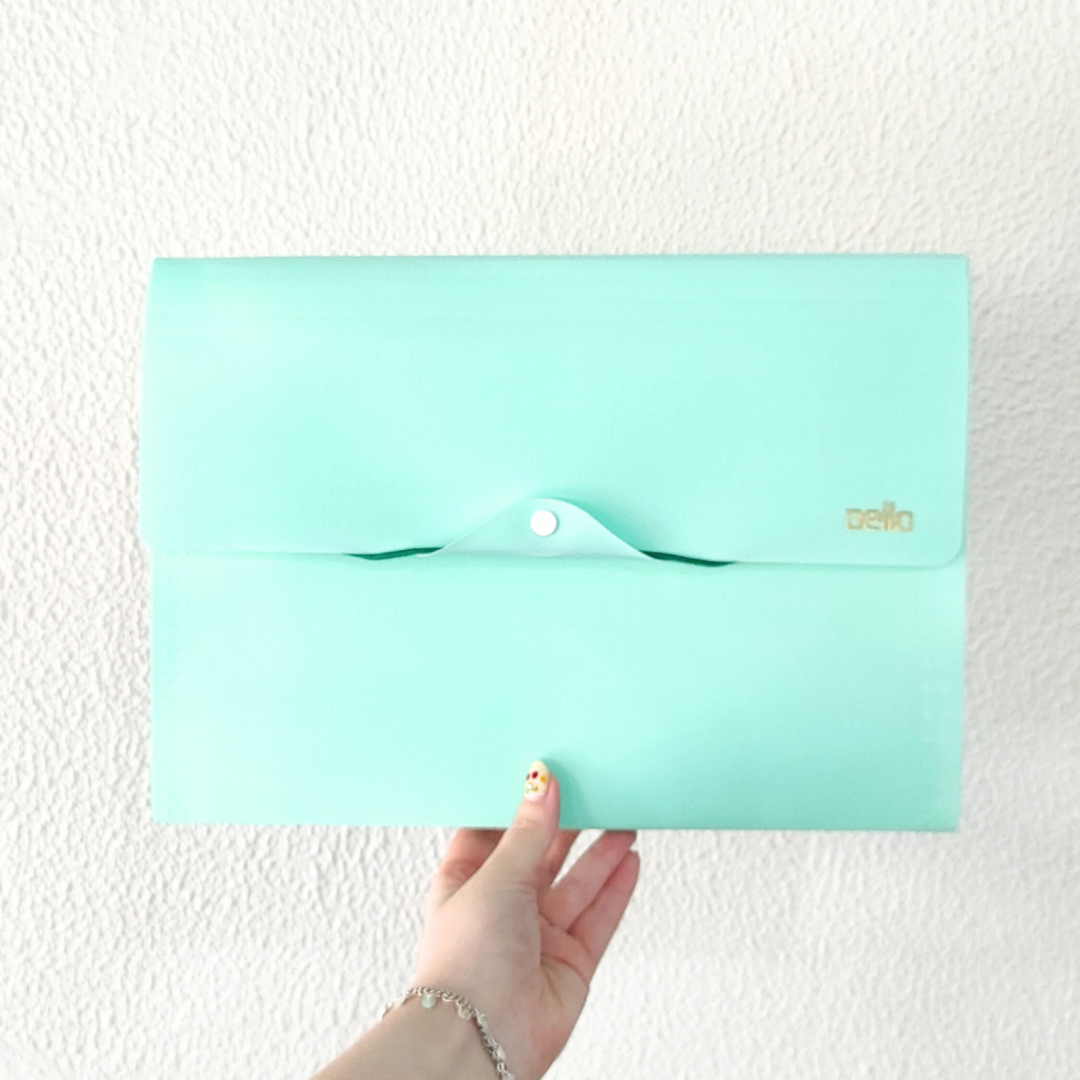 Pasta Sanfonada Linho com 12 Divisórias Serena Dello - #7