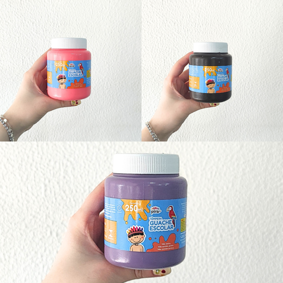 Tinta Têmpera Guache Escolar 250ml Pira - #20