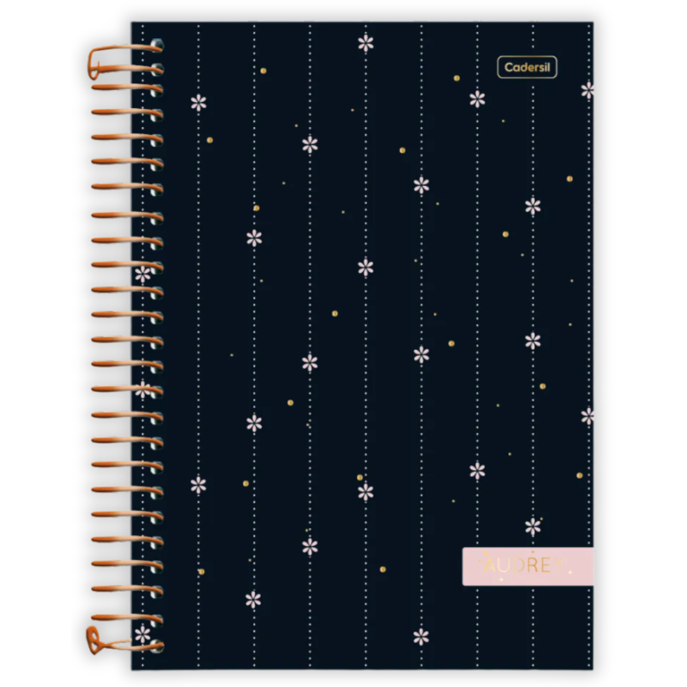 Caderno com Espiral Pequeno 1/4 Audrey Cadersil - #3