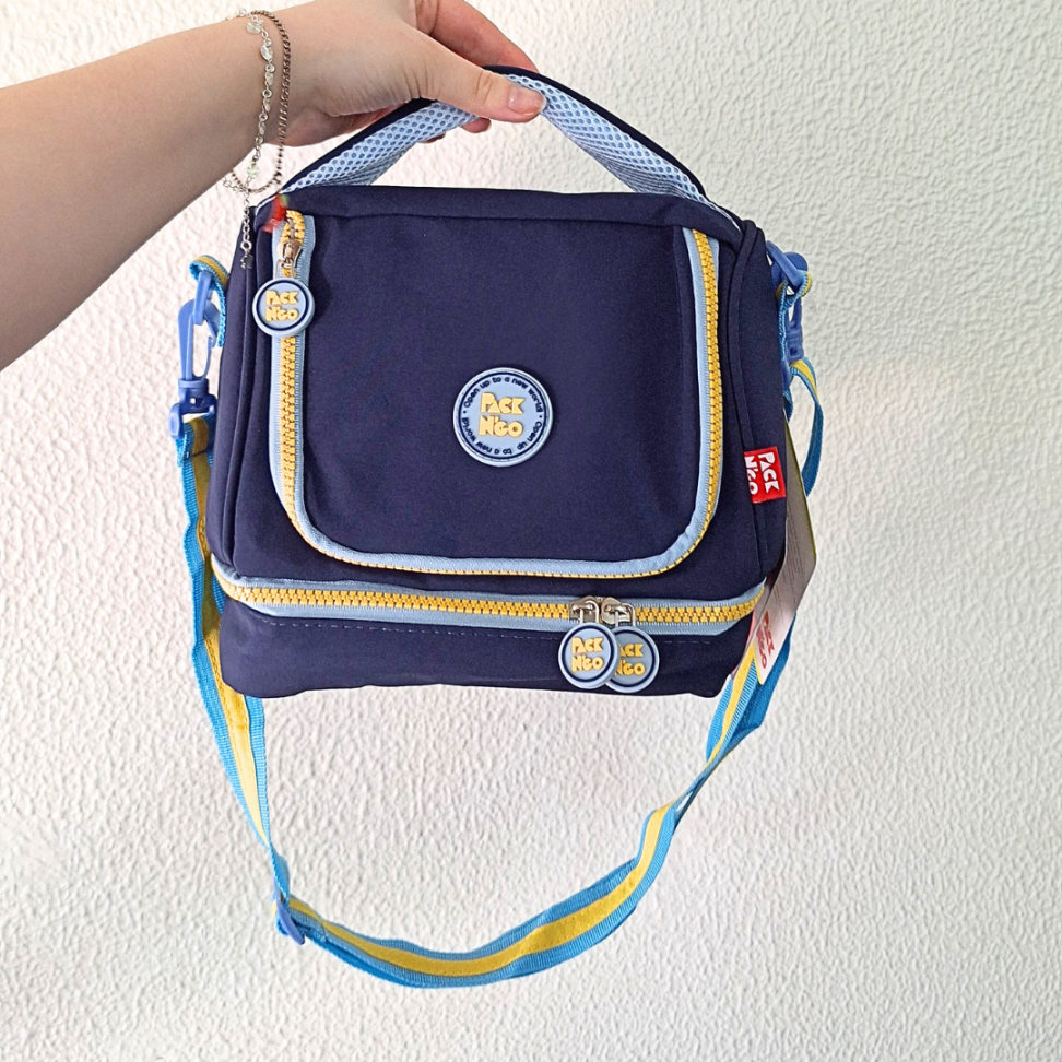 Lancheira Térmica Soft Crinkle Azul Packn'Go - #1