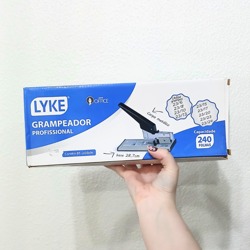 Grampeador 240 Folhas Profissional Lyke - #3
