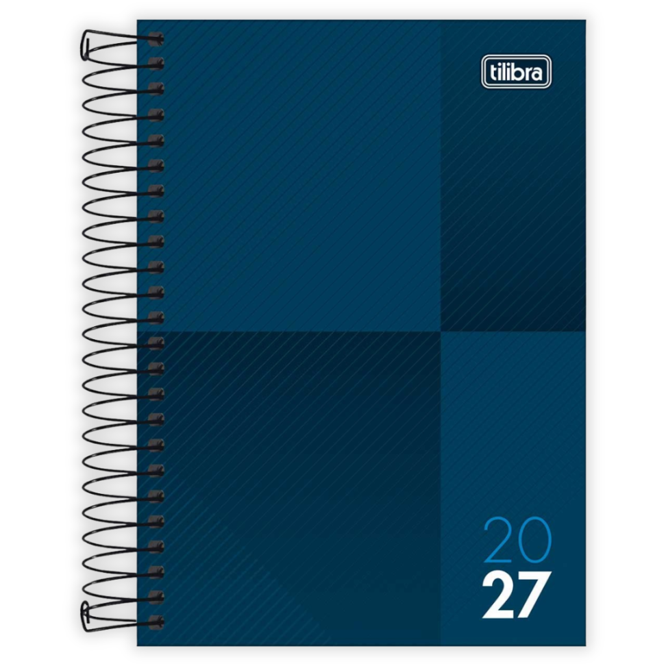 Agenda com Espiral Executiva Diária Pequena Zip B 2027 Tilibra - #3