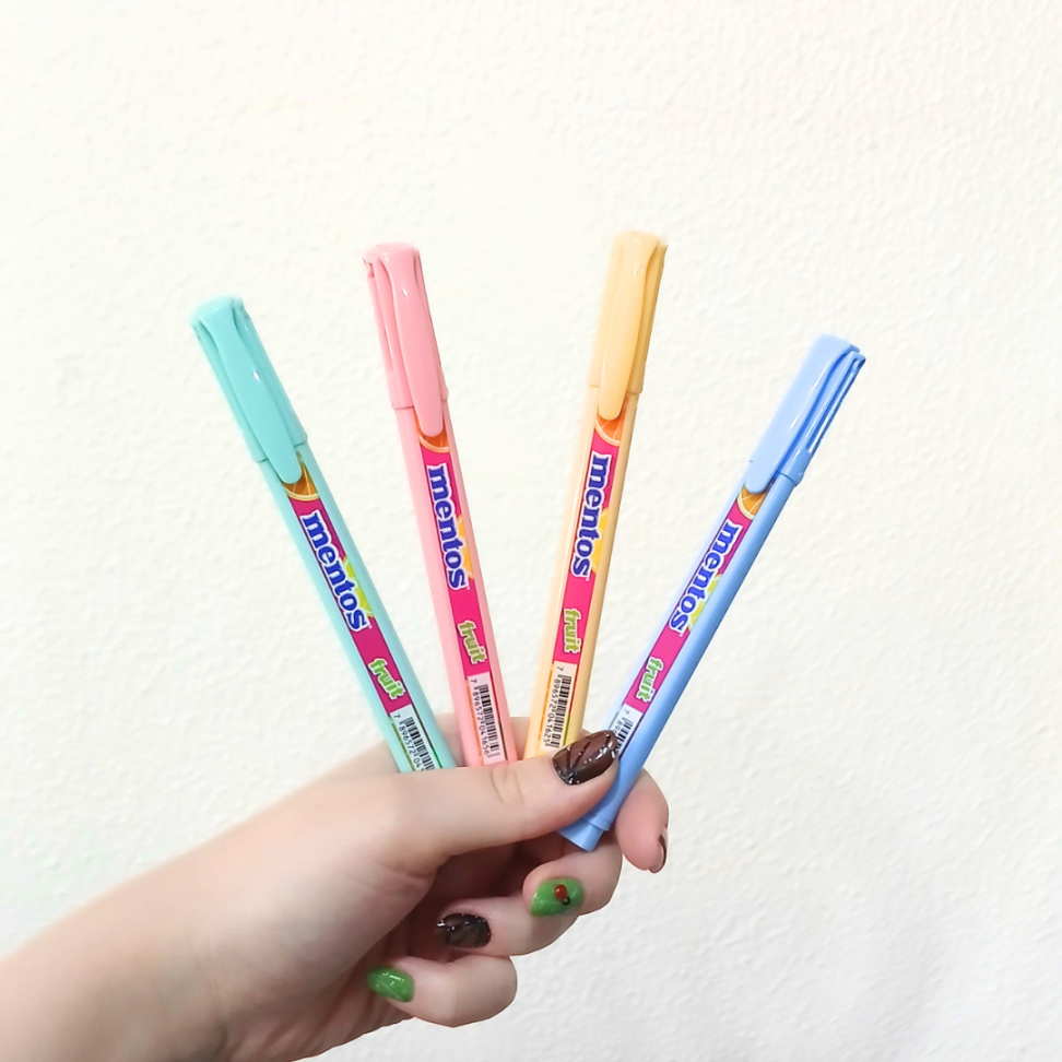 Marca Texto Mentos Fruit Pastel com Cheirinho Compactor - #7