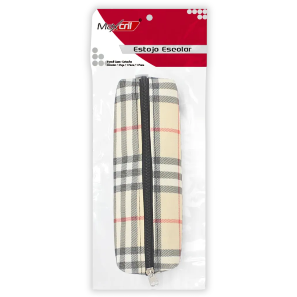 Estojo Simples Xadrez Maxcril - #1