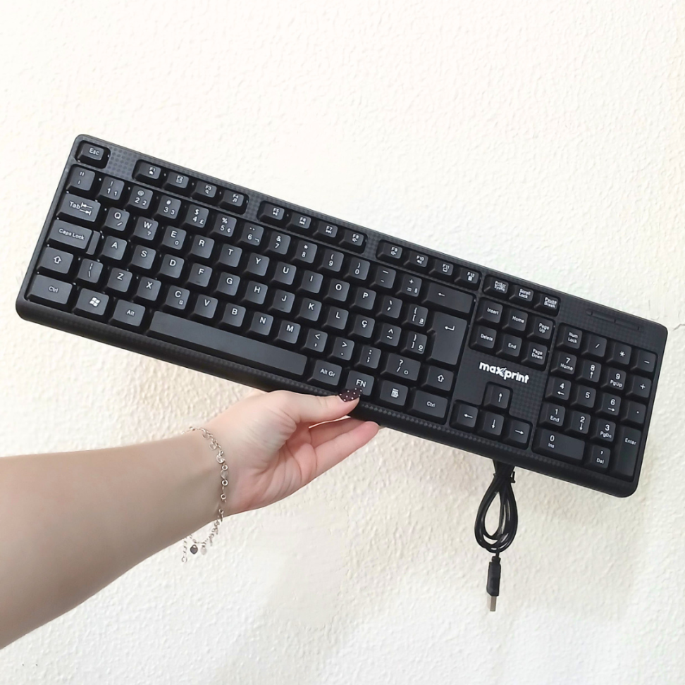 Kit Teclado e Mouse CF1001 Com Fio USB 2.0 Maxprint - #3