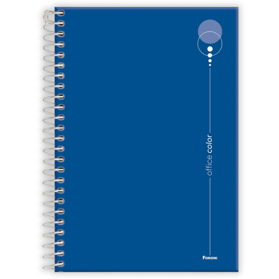 Caderno com Espiral Pequeno 1/4 Office Color Foroni - #7