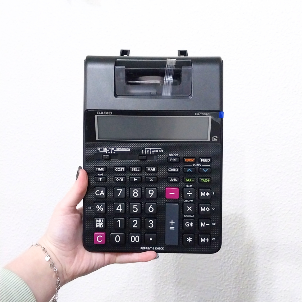 Calculadora com Impressão HR-100RC Casio - #3