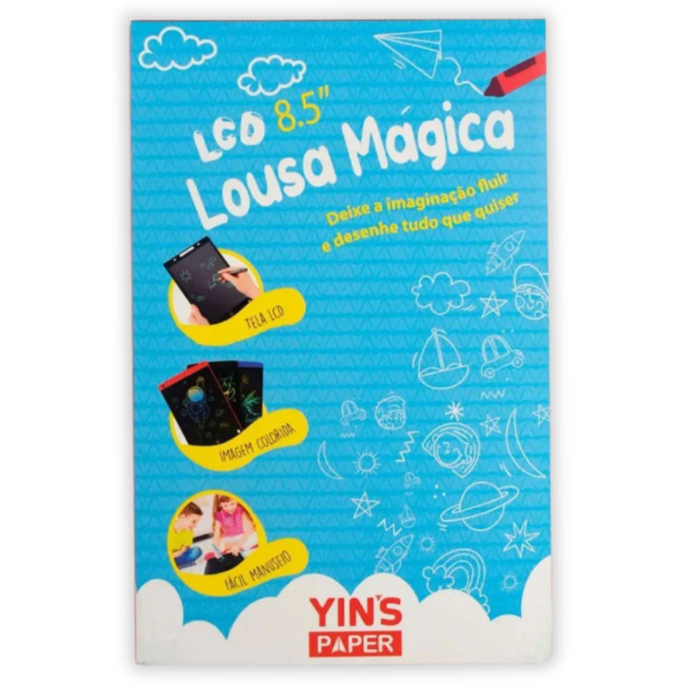 Lousa Mágica LCD 12" Yin's Paper