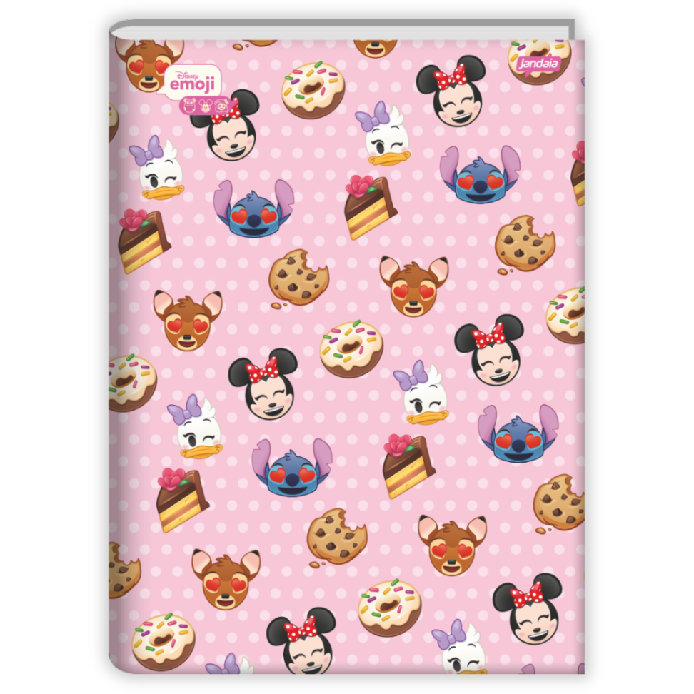 Caderno Brochura Disney Emoji Jandaia - #1