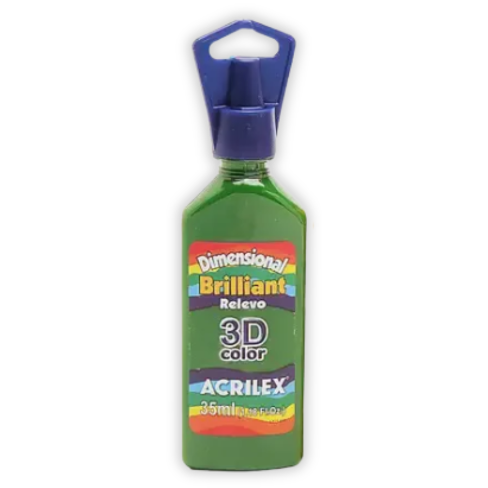 Cola Colorida 3D Relevo Dimensional Brilliant 35ml Acrilex - #5