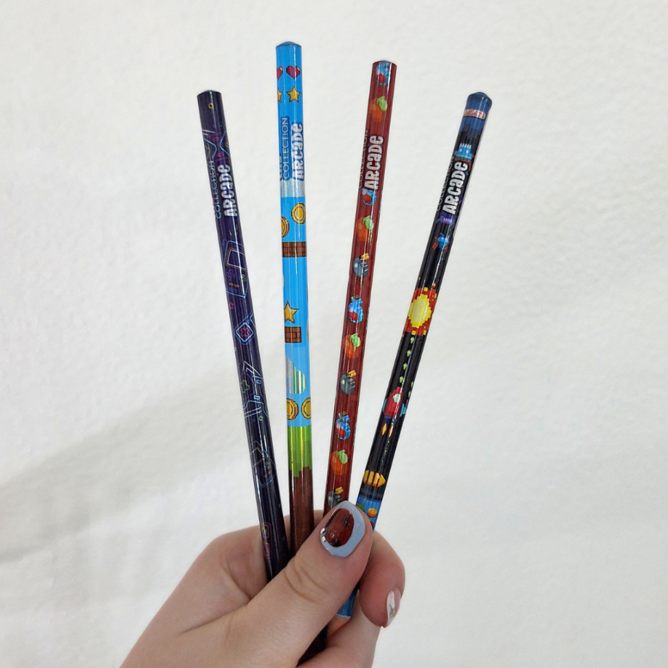 Lápis Grafite de Escrever Arcade Collection Tris - #6