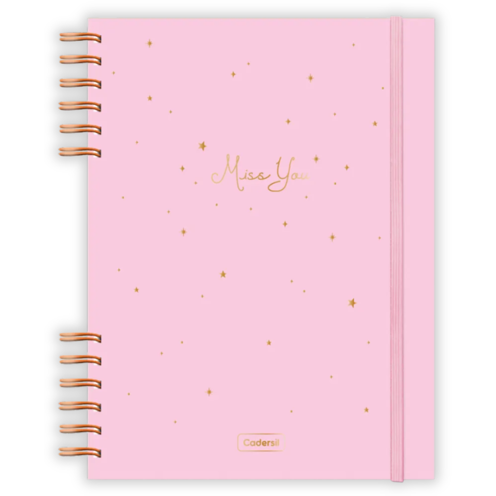 Caderno Criativo com Espiral Colegial Miss You Cadersil - #5