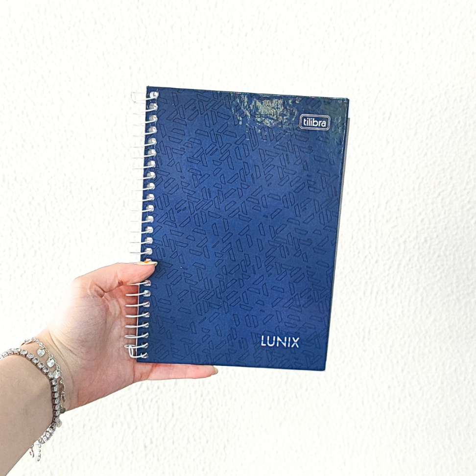 Caderno com Espiral Pequeno 1/4 Lunix Tilibra - #12