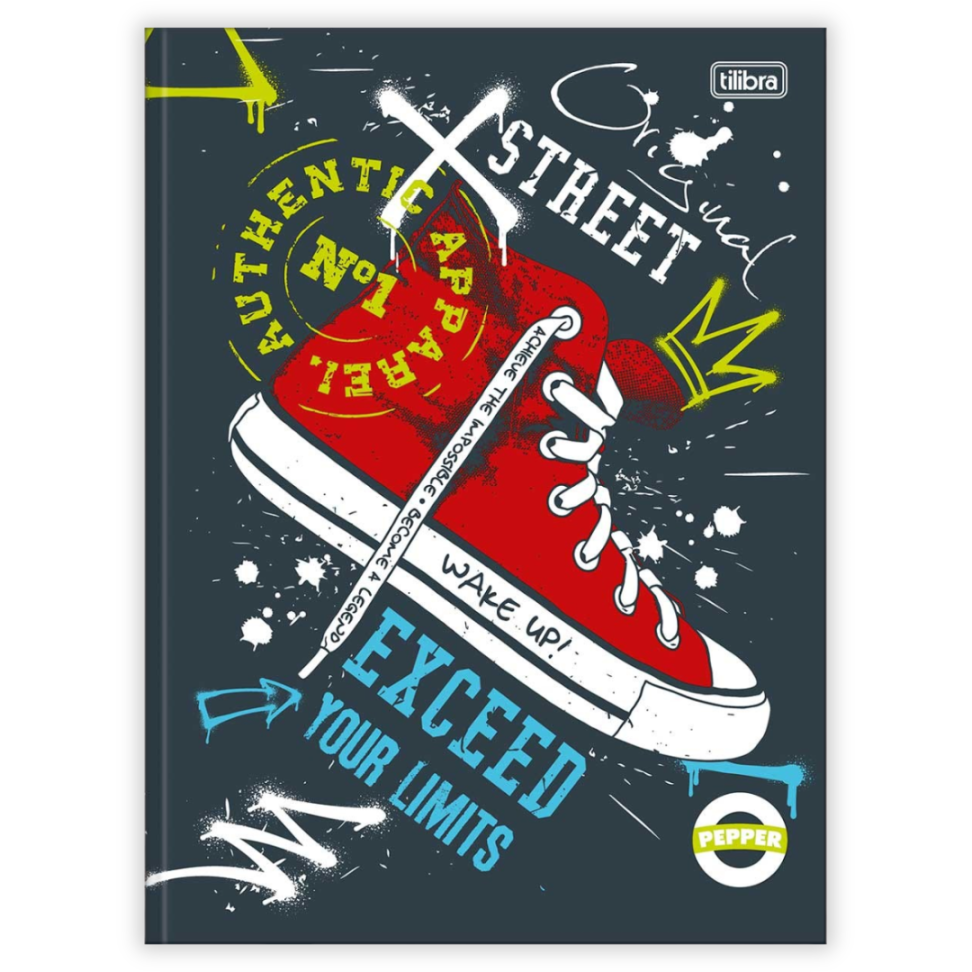 Caderno Brochura Pepper Masculino Tilibra - #1