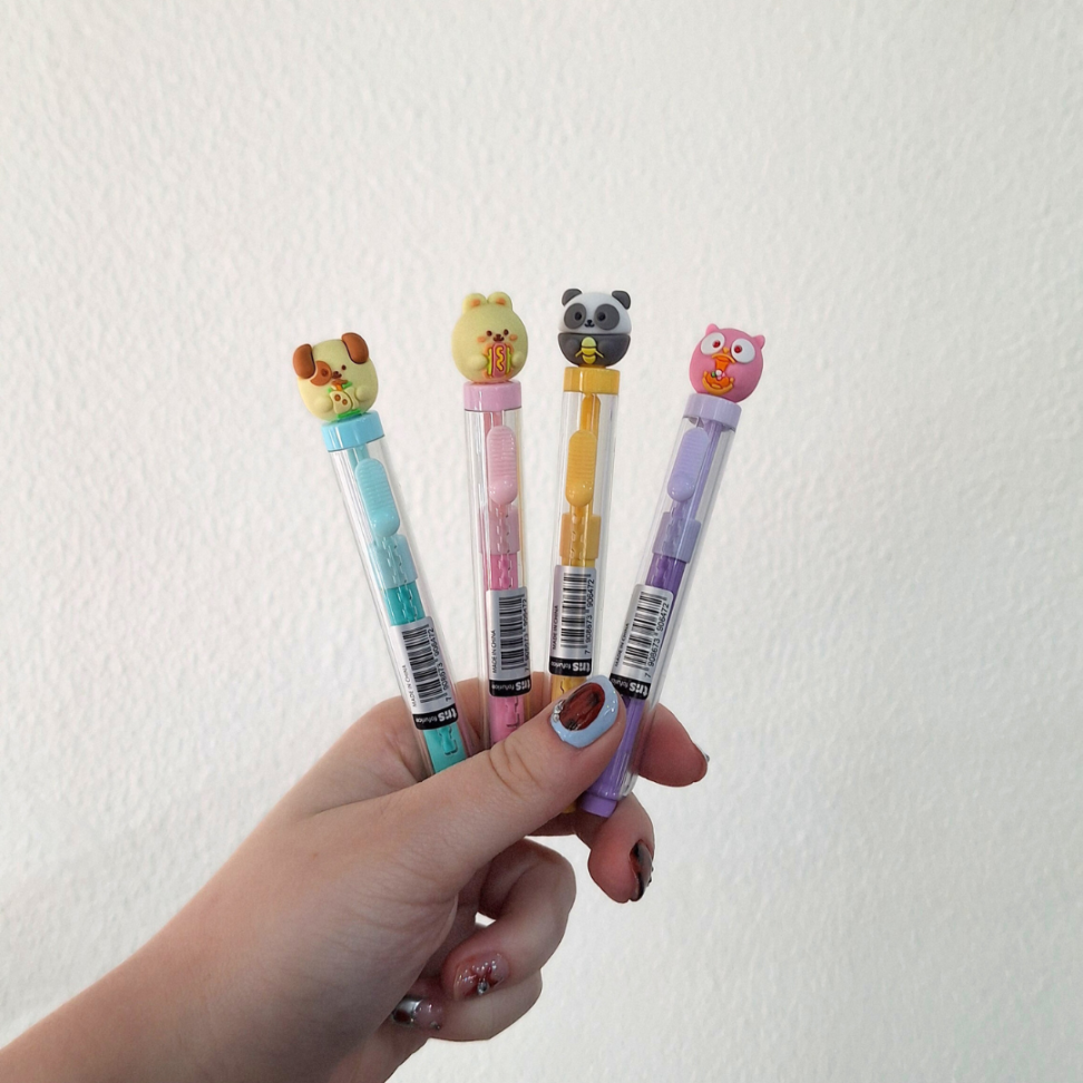 Caneta Borracha Fofurices Holic Tris - #6