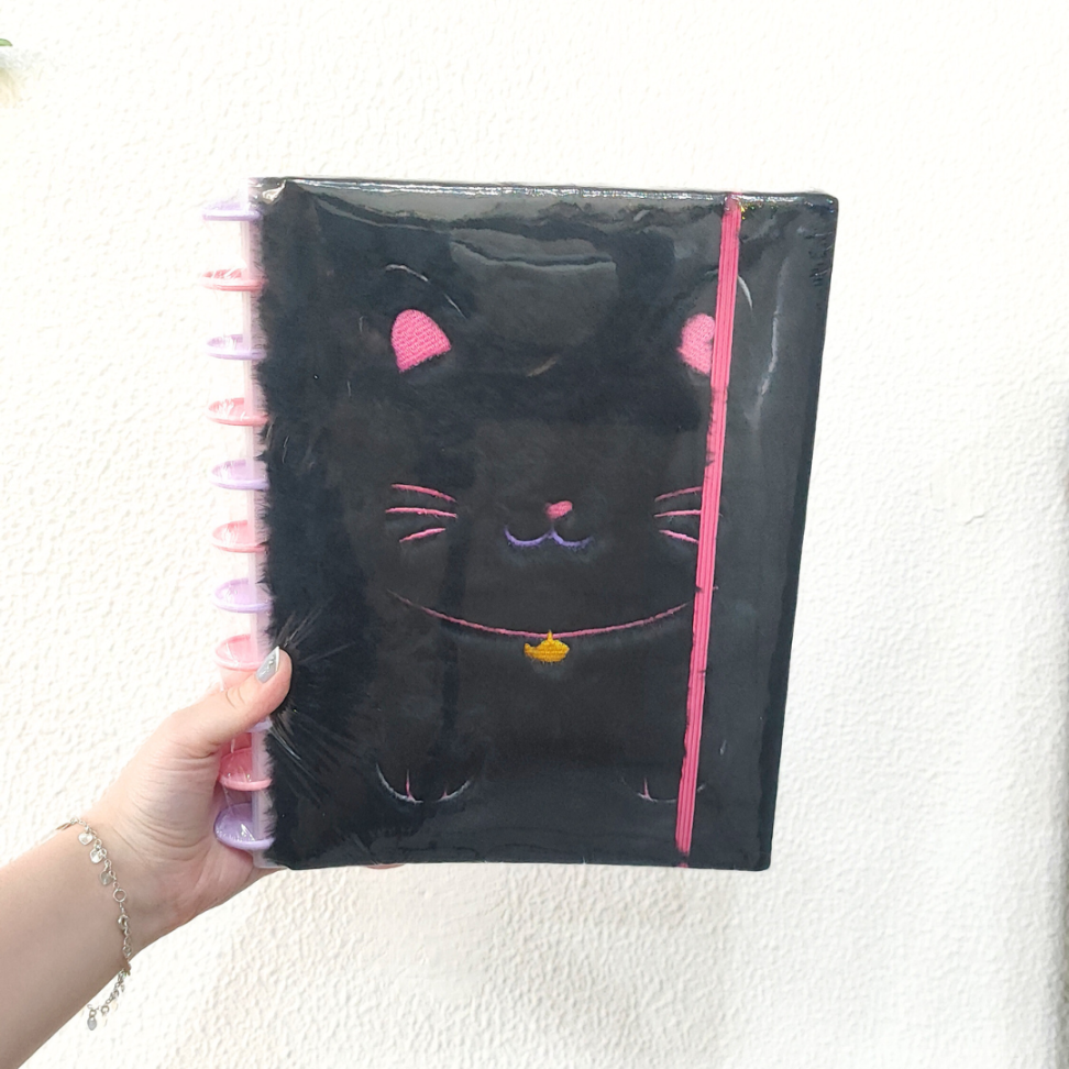 Caderno Inteligente Universitário Purrfect Cats Pelúcia Tilidisco 10 Matérias Tilibra - #3