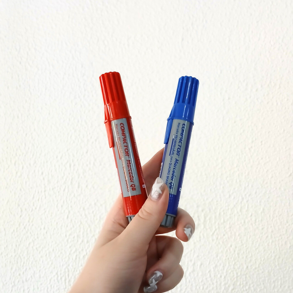 Marcador para Quadro Branco Recarregável Compactor - #4