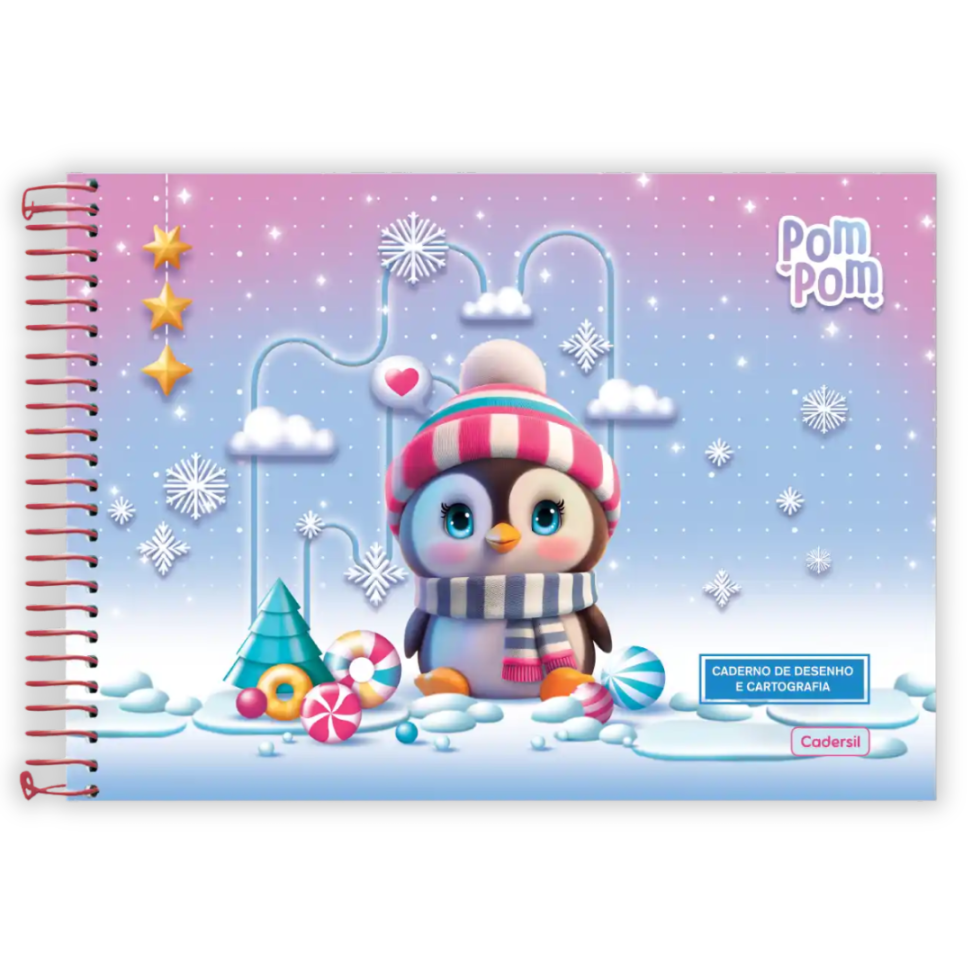 Caderno de Cartografia e Desenho Pom Pom Cadersil - #4