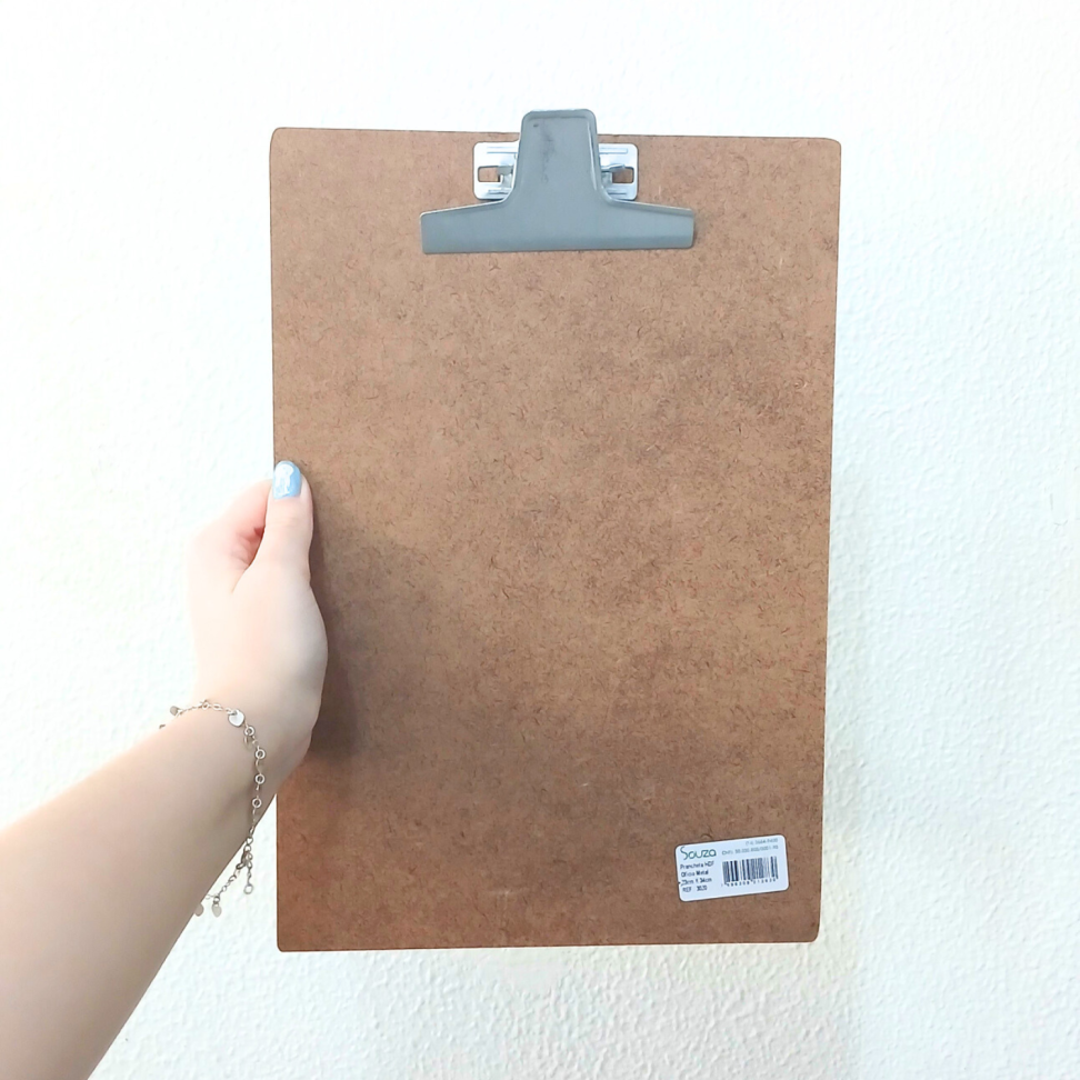 Prancheta Ofício com Grampo Metálico Eucatex Cru Souza - #2