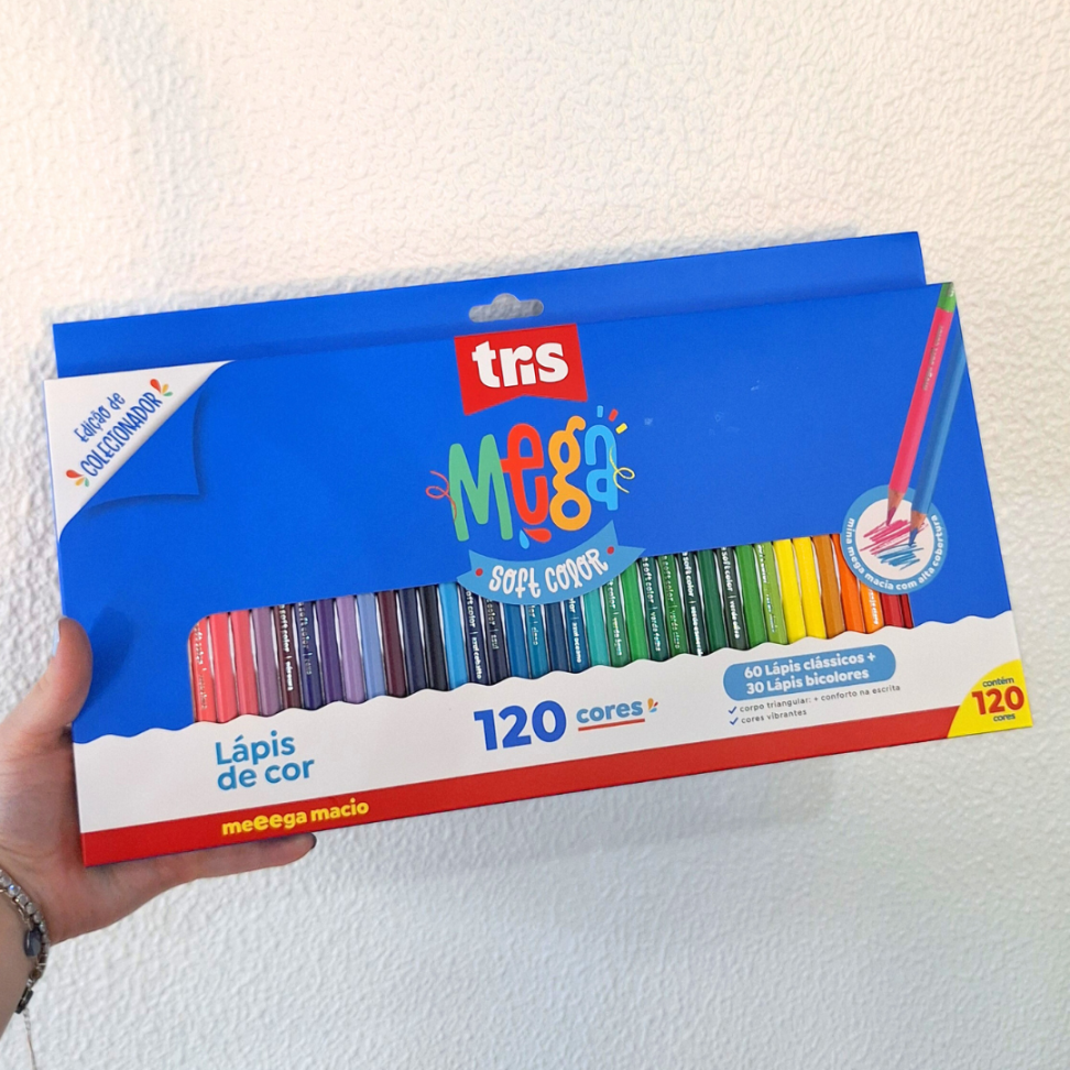 Lápis de Cor 120 Cores Mega Tris - #4