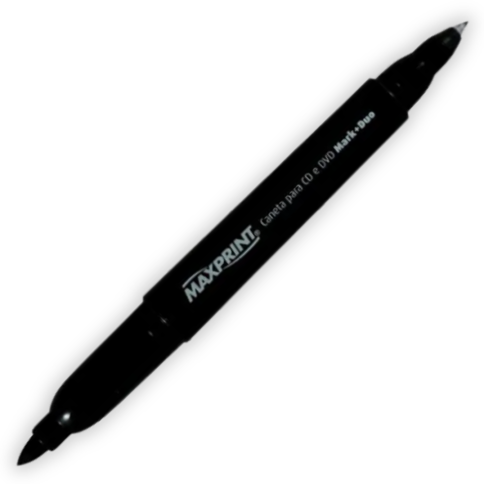 Caneta para CD e DVD Duo Mark+ Maxprint - #2