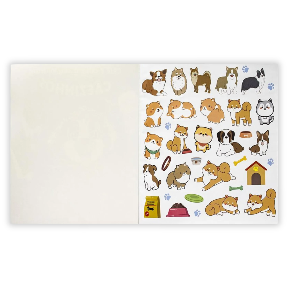 Livro Crie e Cole o Seu Mangá! Cãezinhos Todolivro - #1