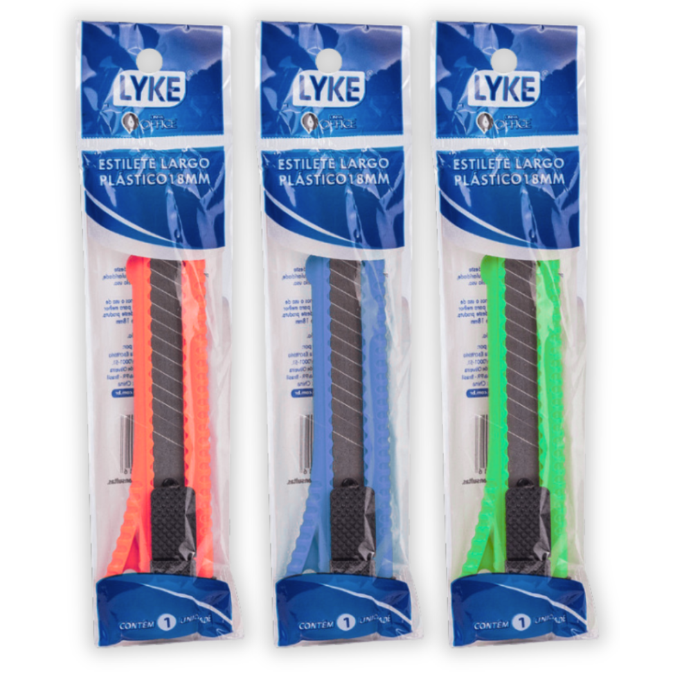 Estilete Largo Plástico Lyke - #2
